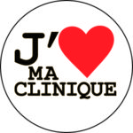 Sticker J'aime ma clinique